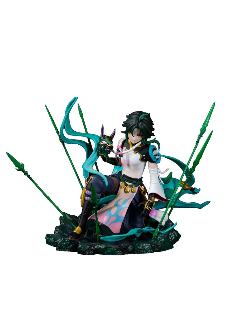 Genshin Impact Xiao Figure, Anime Collection Model Toy,Teenager Gifts Desktop Decoration