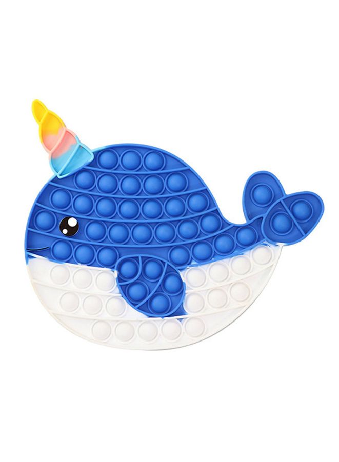 Push Pop Bubble Fidget Toy Silicone Animal Sensory Squeeze Toy Stress Relief Anti-Anxiety ADHD Autism Special Fidget Popper Gift for Kids and Adults Whale A  - Image 1