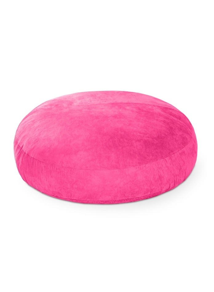 Comfy Comfy Oversized XXL Suede Cocoon Sack Family Bean Bag Pink  - Image 3