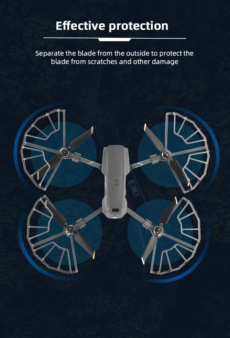 BTG Quick-Release Propeller Guards Propeller Protectors Compatible with DJI Mavic 2 Pro/Mavic 2 Zoom Accessories Replacement Parts (Propeller Guards) - Image 5