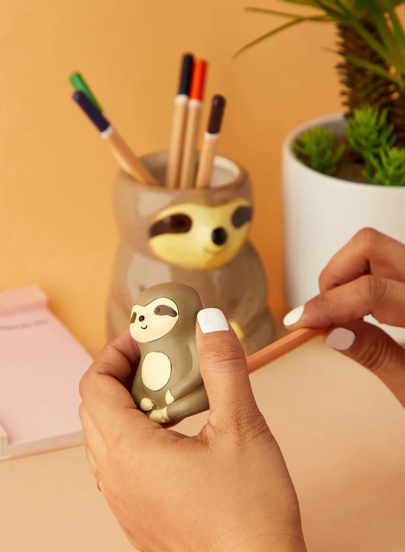 Typo Sloth Resin Sharpener