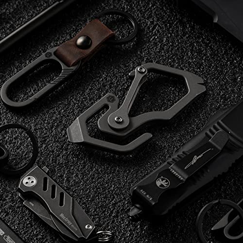 KeyUnity Titanium Carabiner Keychain Tool, 3 Functions in 1 Multitool for Everyday Carry (KU05) - Image 5