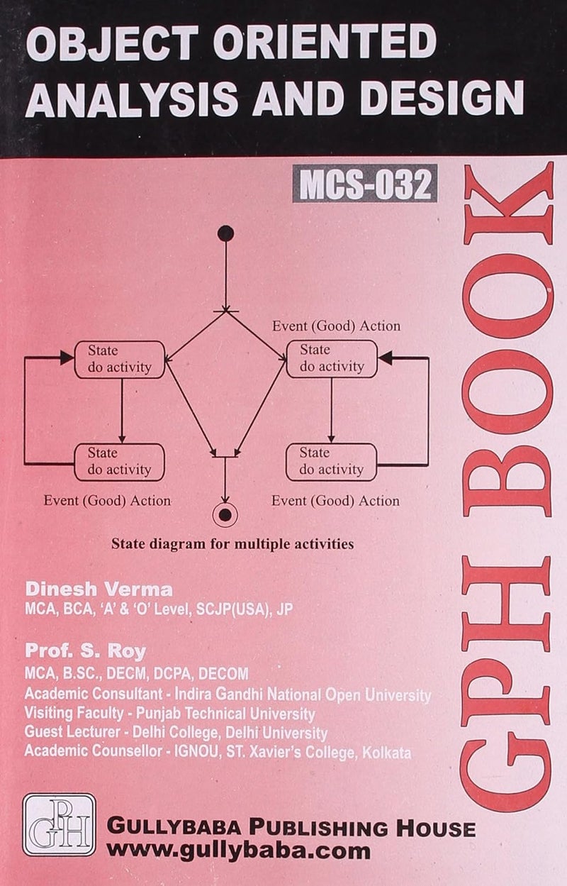 Object Oriented Analysis & Design Gph Book: Mcs-032 - Image 1