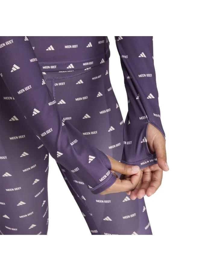 Adidas AURPLU/CBROWN Long Sleeve Top Purple Shirt (Long Sleeve) Other Shirts For Women for Women | Best Price UAE