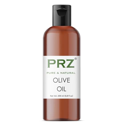 PRZ Combo of Extra Virgin Olive Oil & Coconut Oil, 100% Pure Cold Pressed Oil for Hair, Skin and Body Massage (200ML Each) - Image 2