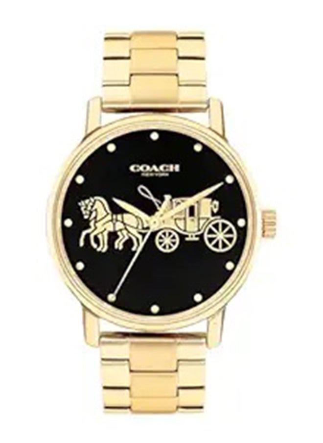 COACH COACH ROUND ANALOG WOMEN'S BLACK CASE WATCH - 14504174  - Image 1