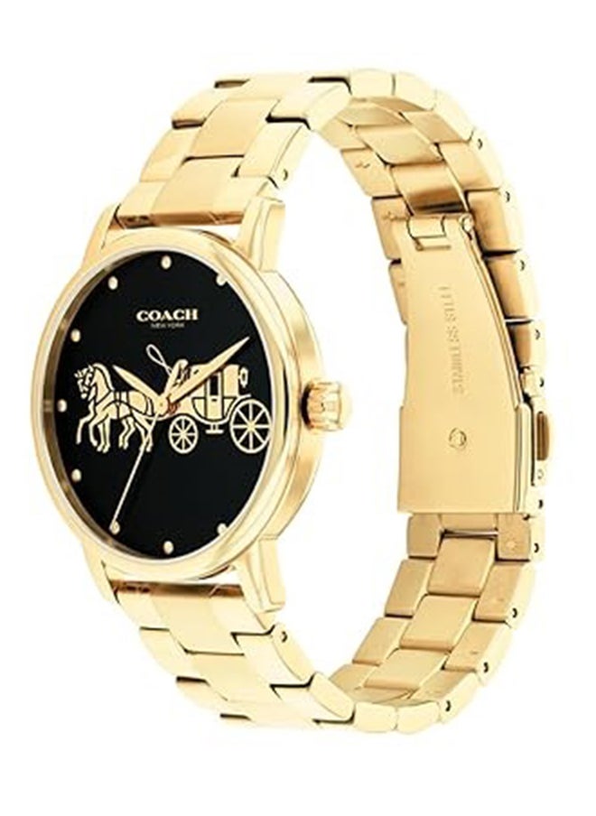 COACH COACH ROUND ANALOG WOMEN'S BLACK CASE WATCH - 14504174  - Image 2