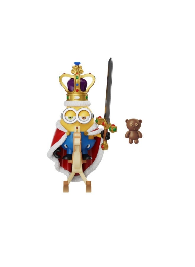 Blokees Minions Mokoo Series 01 Minions-N-Disguise Blind Box Model Kit | 85mm Poseable Figure | 11-Point Articulation + Skeleton Mode | Costume Swapping + Accessories | Collectible Card | Chance of Rare King Bob (1/36 - Image 5