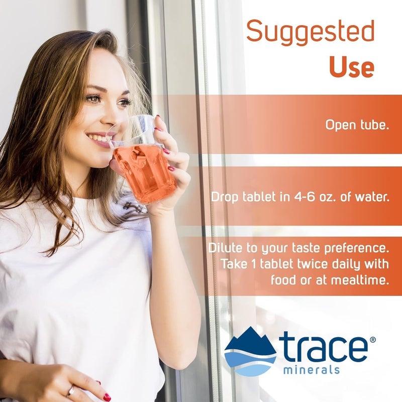 Trace Minerals Magnesium Effervescent  Bone  Circulatory Health Support Supplement  Magnesium Supplement to Aid Cardiovascular Health  Positive Outlook  Orange 8 Containers 80 Servings - Image 5
