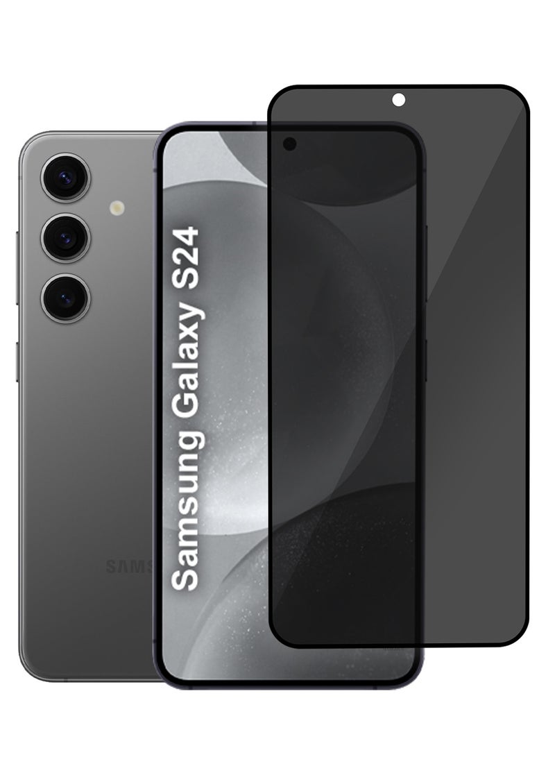 DUSALA Samsung Galaxy S24 Privacy Screen Protector Anti-Bubble, Shock-Proof, High Durability Clear-1 - Image 4