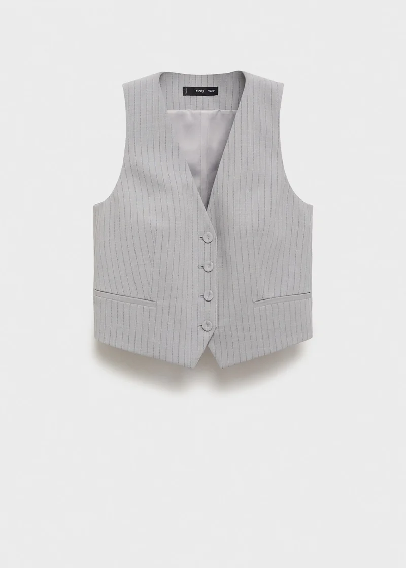 مانجو صدرية بدلة مخططة