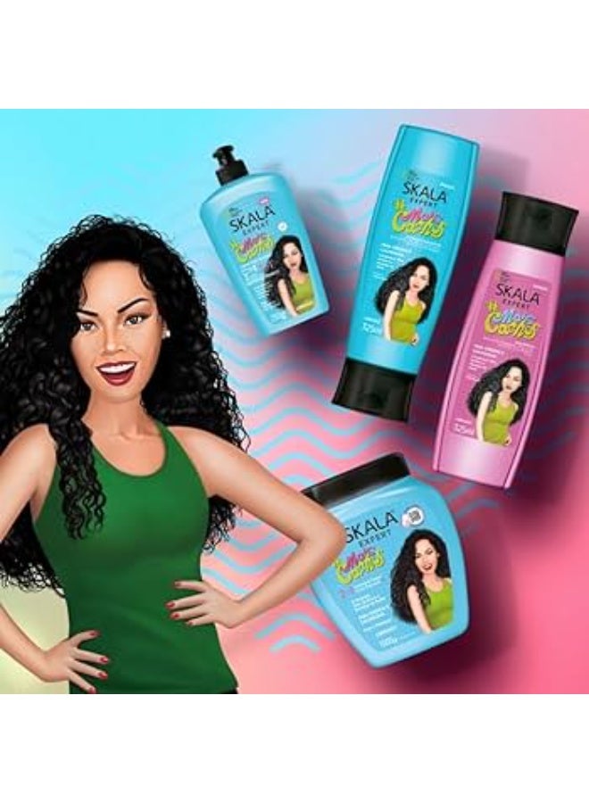 سكالا Mais Cachos Shampoo & Conditioner Kit | Ideal for Curly, Frizzy, Dry & Damaged Hair - Image 4