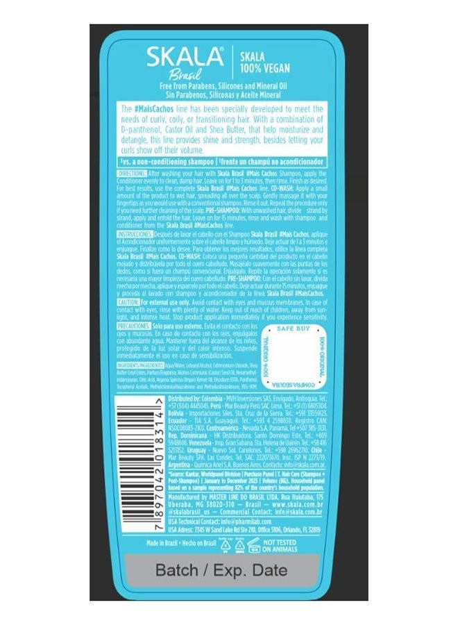 سكالا Mais Cachos Shampoo & Conditioner Kit | Ideal for Curly, Frizzy, Dry & Damaged Hair - Image 3