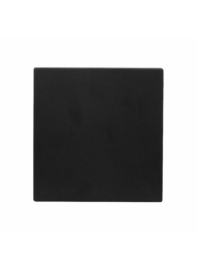 Donmarco Ultra Thin 1 Gang 1 Way Switch 10A 250V– Ultra Thin Glass, Modern & Durable, Fire-Resistant Electric Switch, 15-Year Warranty, Wall Switch for Home and Office (Matt Black) - Image 2