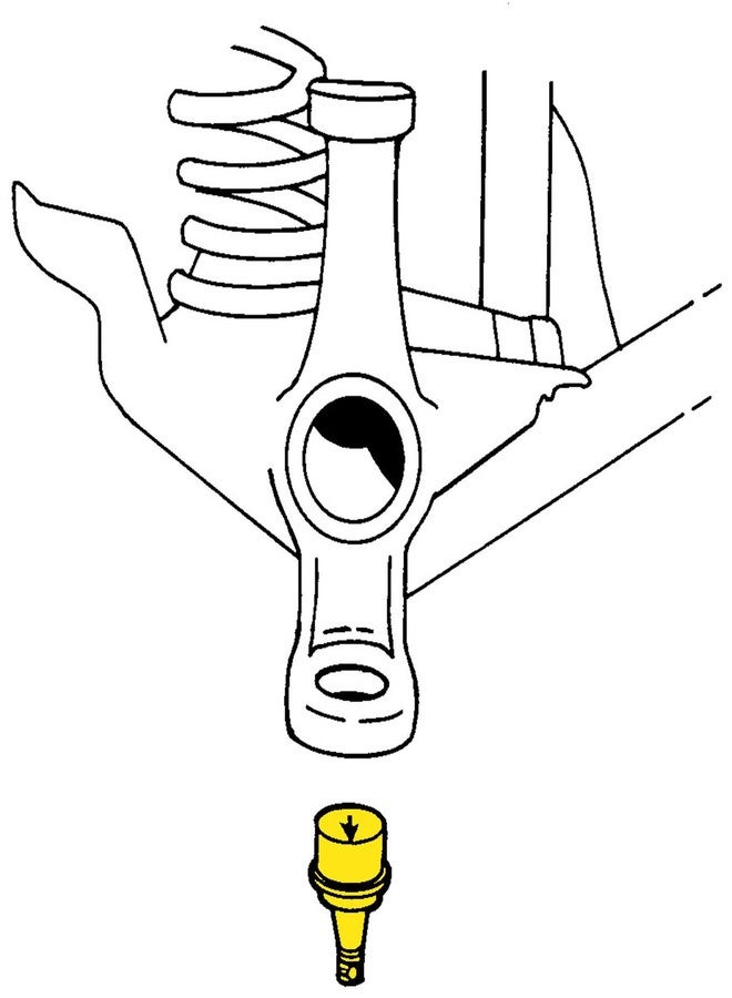 مووغ مفصل كروي سفلي أمامي للتعليق من MOOG K7403 لسيارة جيب رانجلر - Image 2
