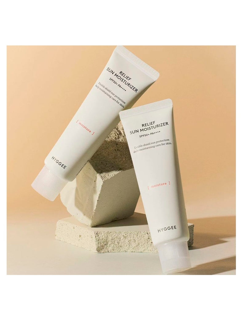 Hyggee Relief Sun Moisturizer for All Skin Types SP50+ 50ml - Image 2