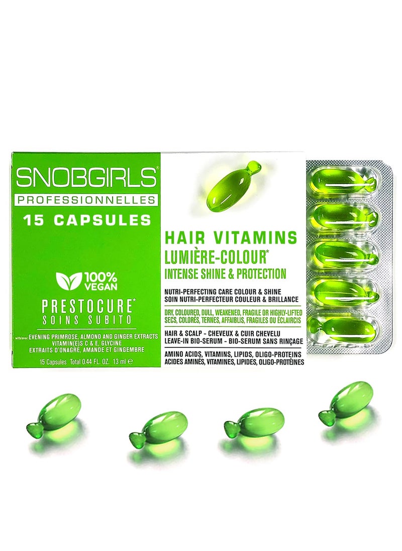 SNOBGIRLS LUMIERE COLOUR LeaveIn Hair Oil for Perfect Colour  Shine for Dry Dull Colour Treated Highlighted HighlyLifted Hair with Rosemary Oil Biotin Evening Primrose Vitamins Hair Gloss 