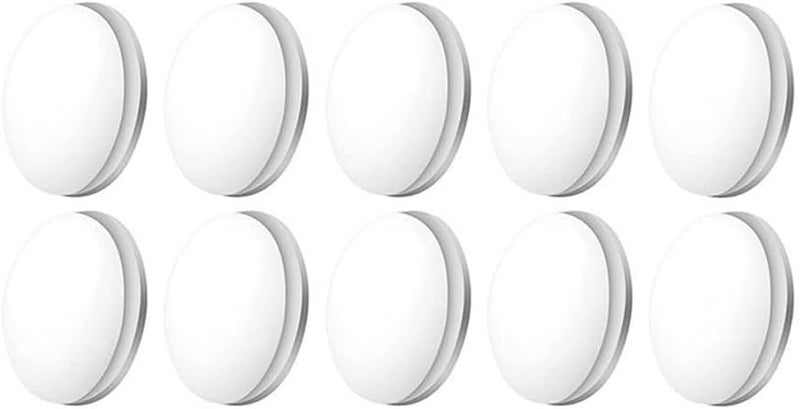 Curtain Weights: 10 White Durable Plastic Magnetic Units - Strong Windproof Solution Magnetic Curtain Weights for Home Curtains, Shower Curtains and Tablecloths - Image 2