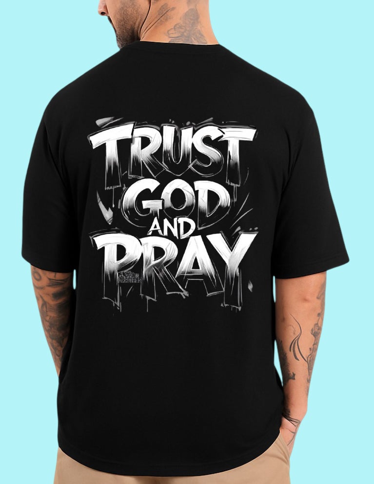 DIVIS Oversized Black Graphic T-Shirt for Men - Image 1