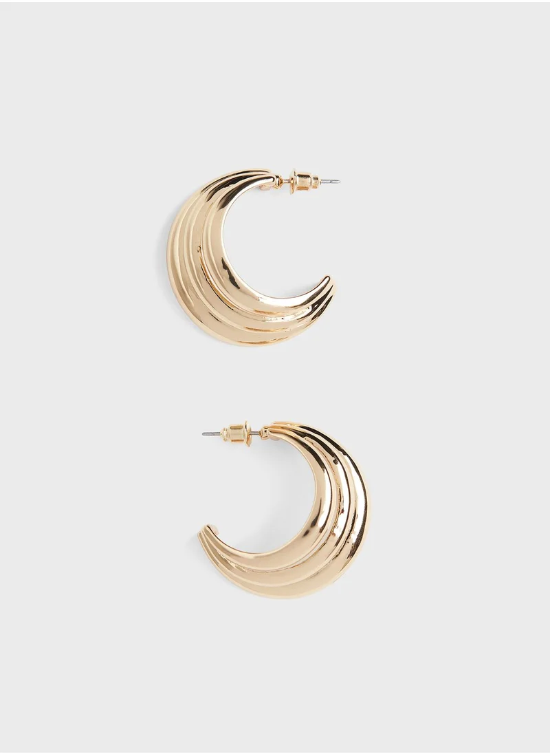 H&M Curved Earrings