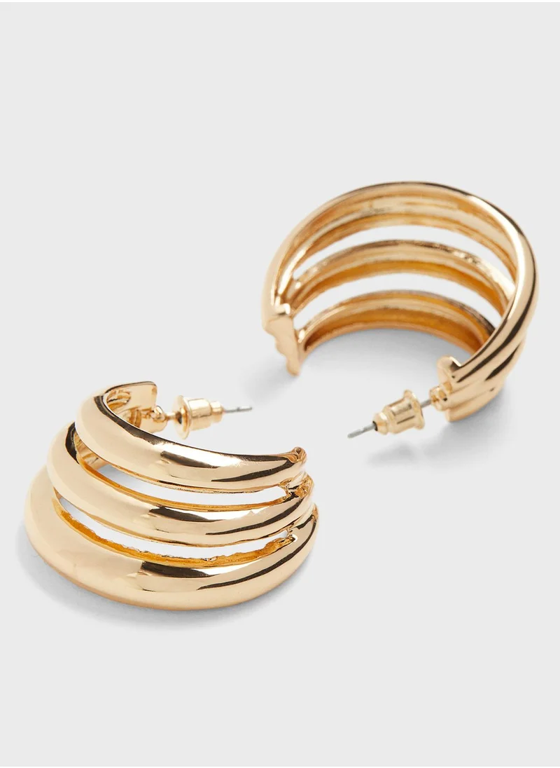 H&M Curved Earrings