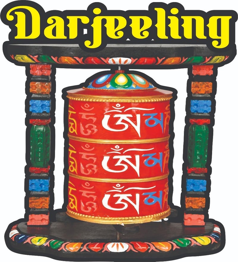 Skywalk India Souvenir Wooden MDF Darjeeling Fridge Magnet for Gift and Home Decoration (Multicolour) - Image 2