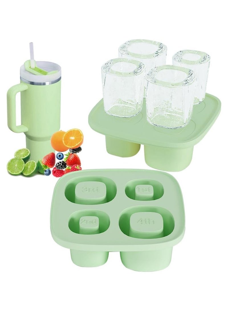 Vparty Ice Ball Maker – Reusable 2.5-Inch Silicone Ice Cube Tray, Easy Release Round Ice Sphere Mold with Lids & Funnel for Perfect Ice Balls, Ideal for Whiskey, Cocktails, and Beverages  - Image 1