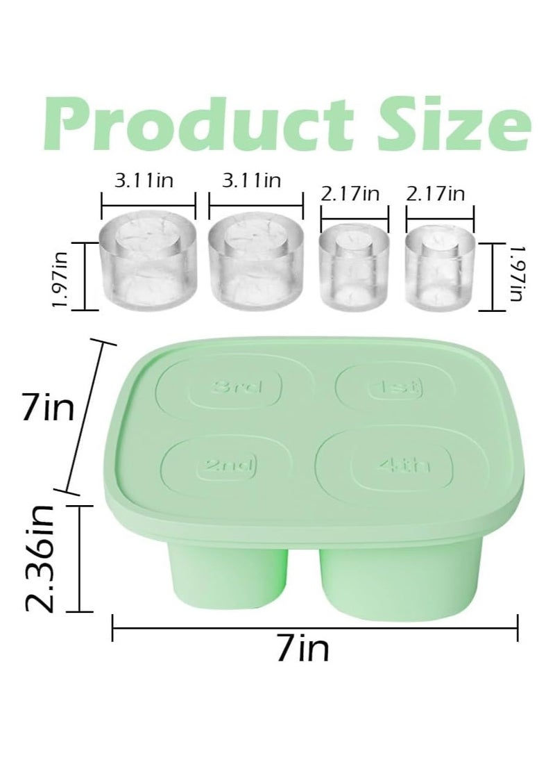 Vparty Ice Ball Maker – Reusable 2.5-Inch Silicone Ice Cube Tray, Easy Release Round Ice Sphere Mold with Lids & Funnel for Perfect Ice Balls, Ideal for Whiskey, Cocktails, and Beverages  - Image 2