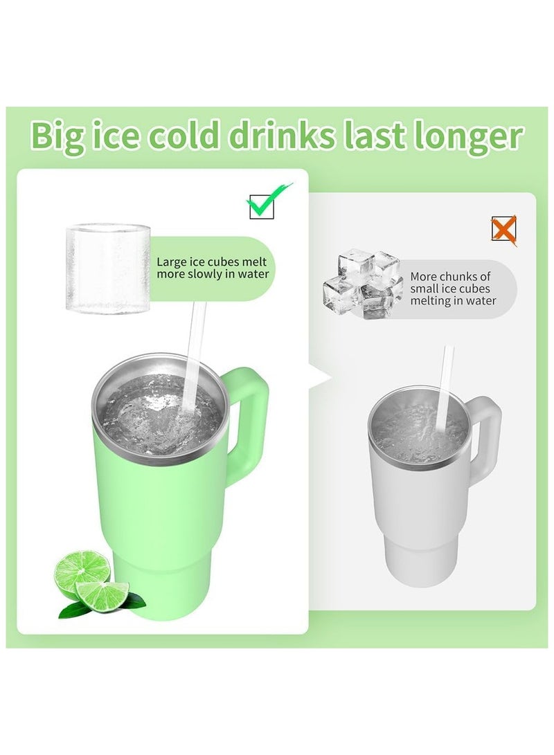 Vparty Ice Ball Maker – Reusable 2.5-Inch Silicone Ice Cube Tray, Easy Release Round Ice Sphere Mold with Lids & Funnel for Perfect Ice Balls, Ideal for Whiskey, Cocktails, and Beverages  - Image 3