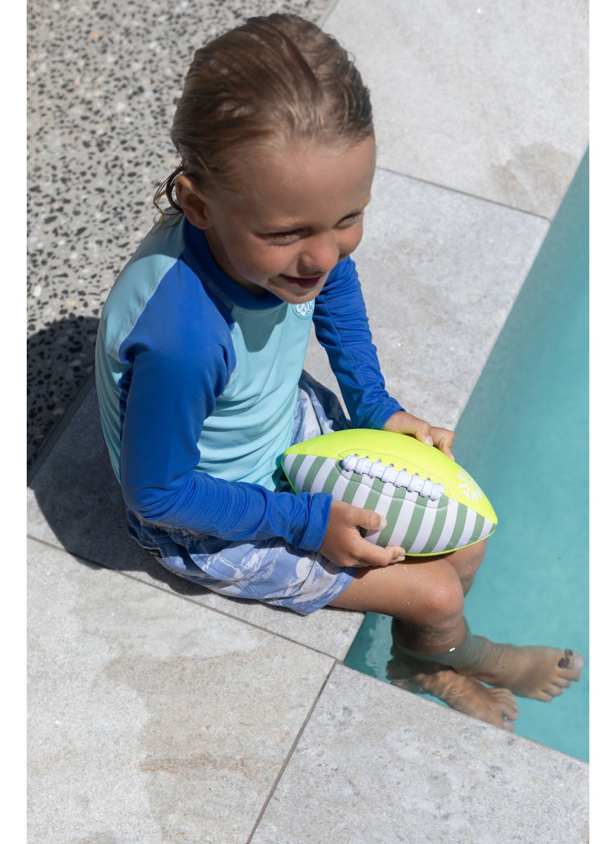 SUNNY LIFE - Neoprene Football Tides Out Citrus - Image 1