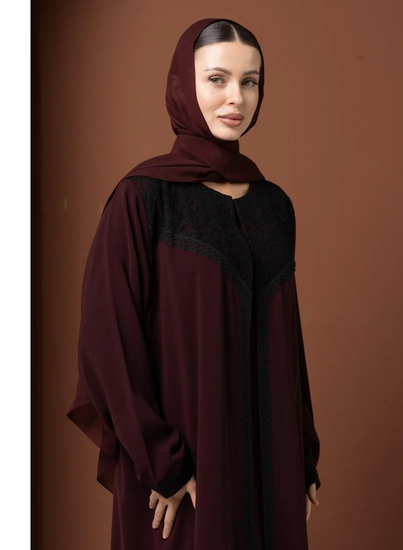 Meem by Mariyah  Front open abaya with sheila for Women | Best Price UAE