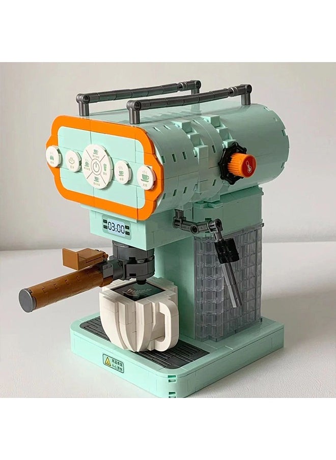 Topyich - Coffee Machine Model Building Blocks Set Toys for Child, 640PCS Educational Block Toys Gift for Kids,Home Decoration Collection, Birthday Gift Idea - Image 1