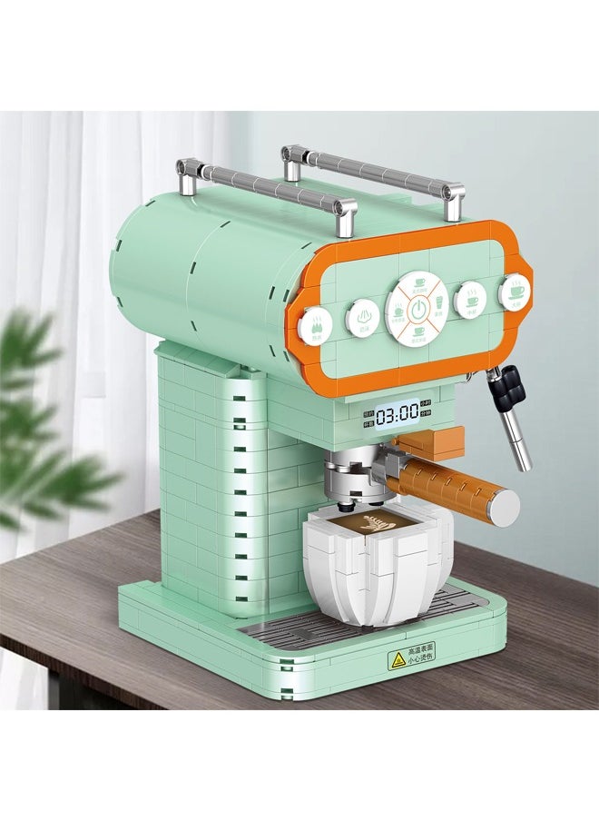 Topyich - Coffee Machine Model Building Blocks Set Toys for Child, 640PCS Educational Block Toys Gift for Kids,Home Decoration Collection, Birthday Gift Idea - Image 1