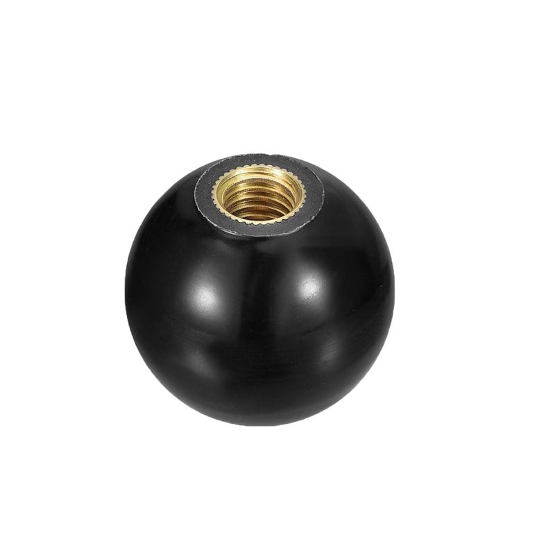 12 قطعة من مقابض كروية ملولبة سوداء M8 لمقابض الرافعات الآلية، قطع غيار صناعية بديلة. - Image 5