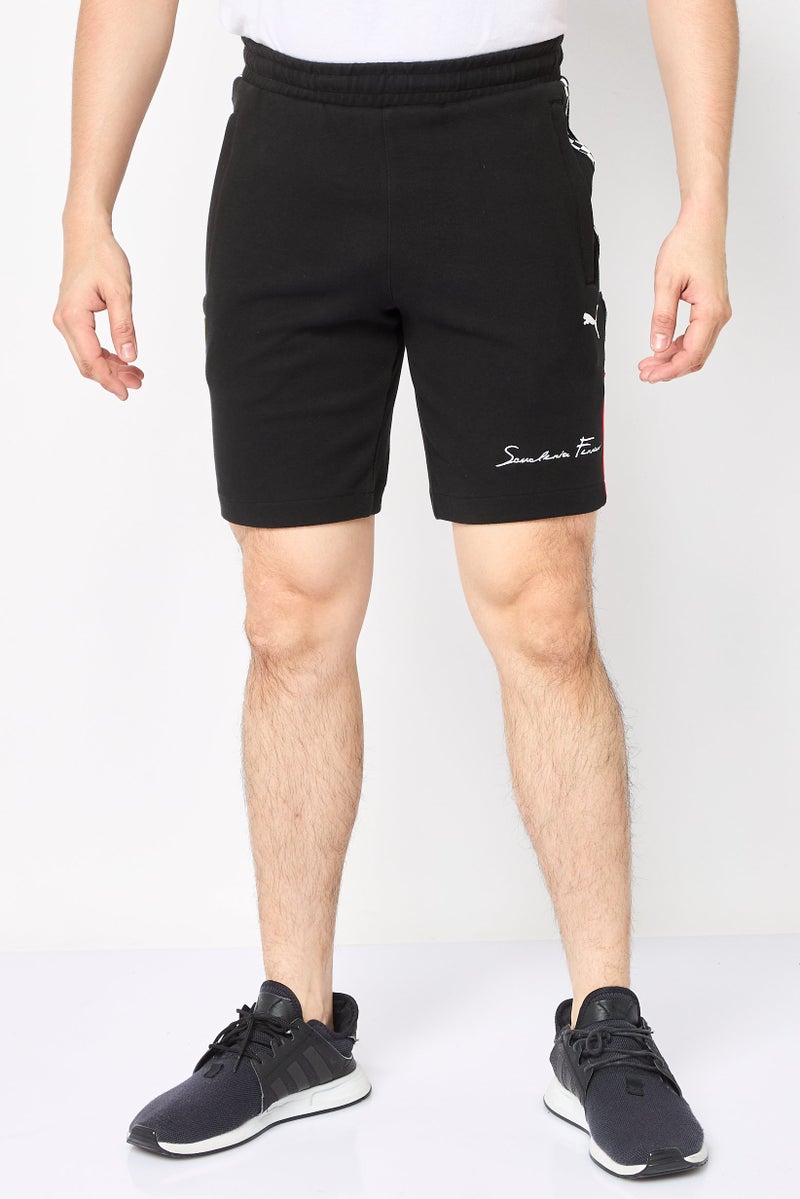 PUMA شورتات رياضية خارجية للرجال من فيراري × بوما، أسود - Image 1