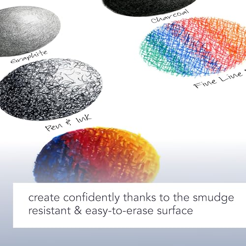 CANSON دفتر رسم كنسون للفنانين، مجلة مغلقة، 4x6 بوصات، 216 صفحة (65 رطل/96 جرام) - ورق فني للبالغين والطلاب - جرافيت، فحم، قلم رصاص، قلم رصاص ملون - Image 3