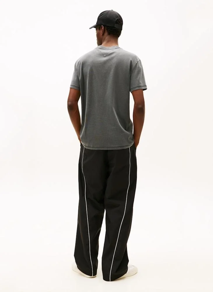 تومي جينز تيشيرت بقوس مركزي عادي