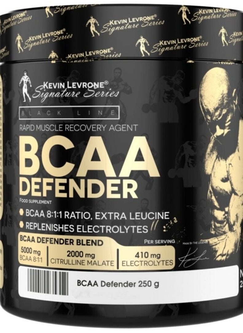 كيفين ليفرون كيفن ليفرون مدافع BCAA، ليوسين إضافي، نكهة البرتقال، 25 حصة، 250 جرام  - Image 1