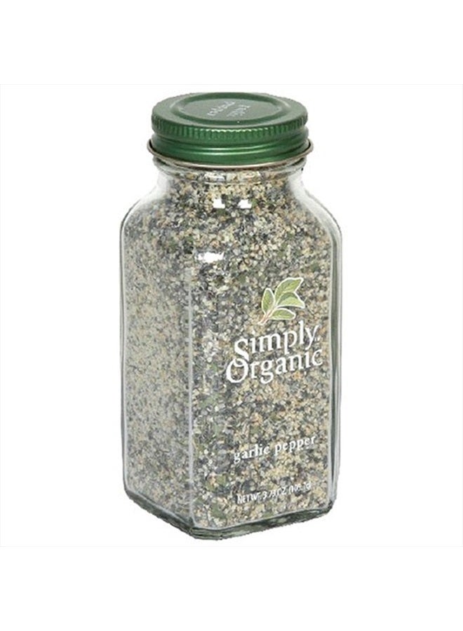 Simply Organic Garlic Pepper, Certified Organic | 3.73 oz