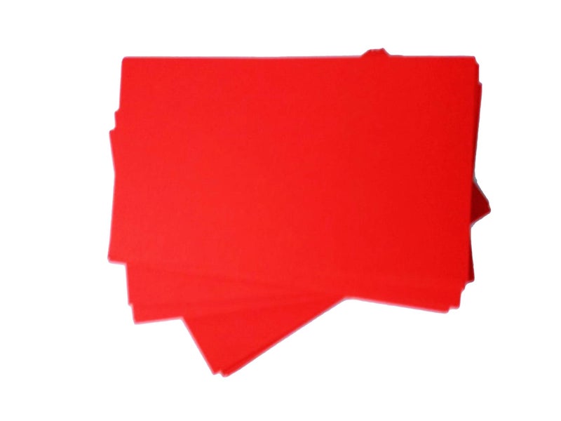 IMPRINT Card Stock, Index Cards 4"x 6" Bright Red Color, 100 Cards in This Package - Image 2