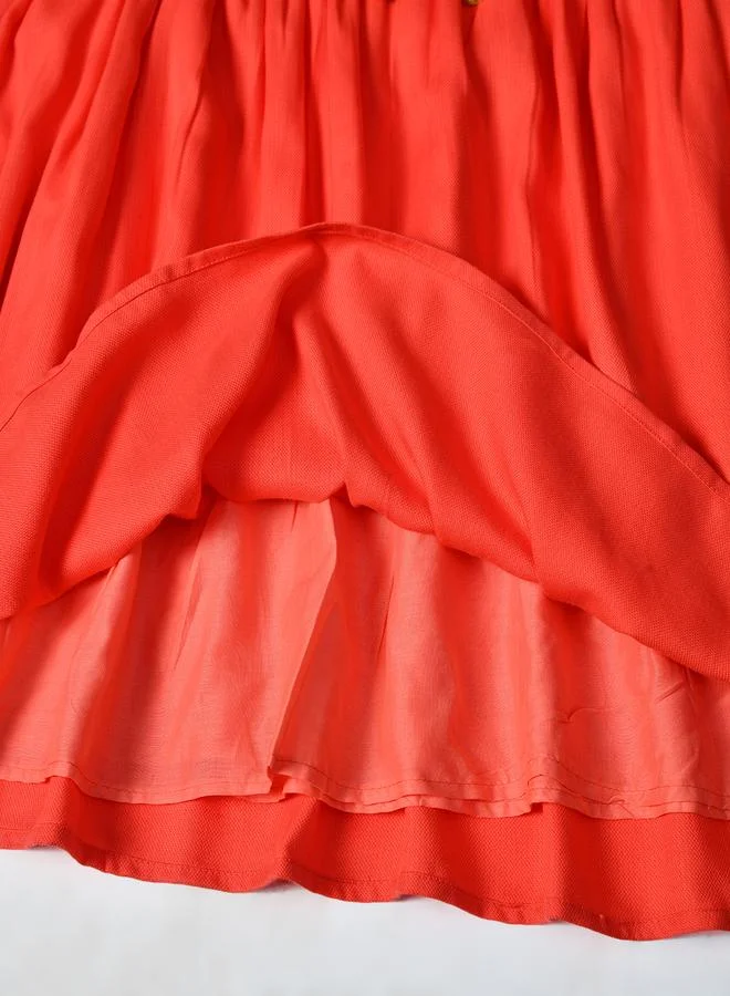 BELLA MODA Embroidered Cotton Dress