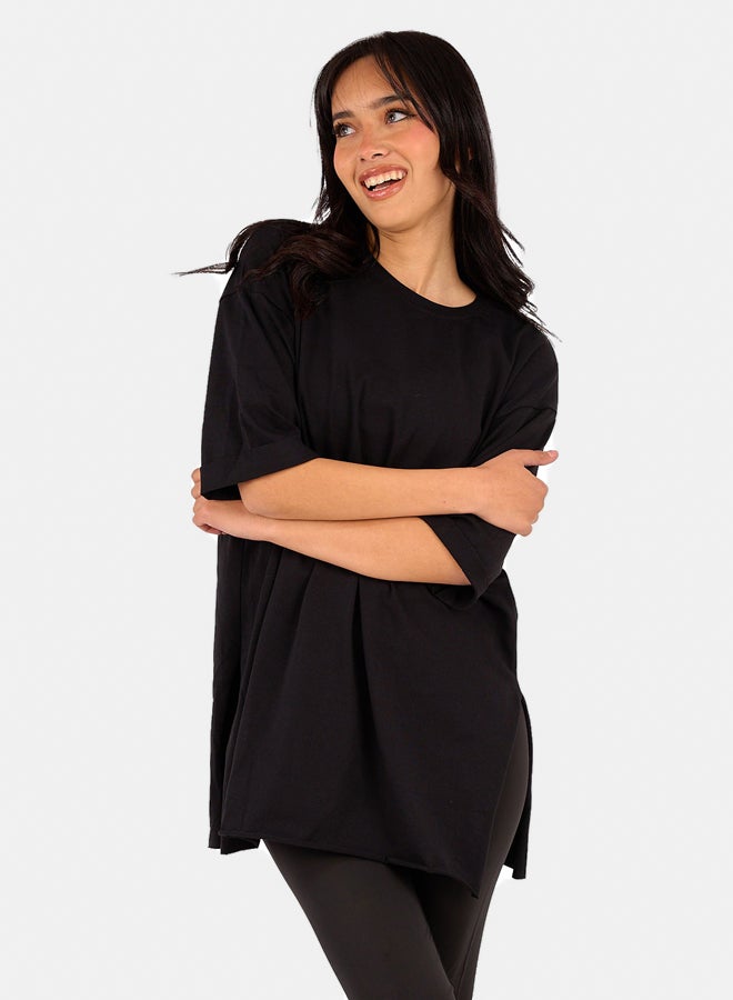 Clue Oversized Cotton T-Shirt - Image 1