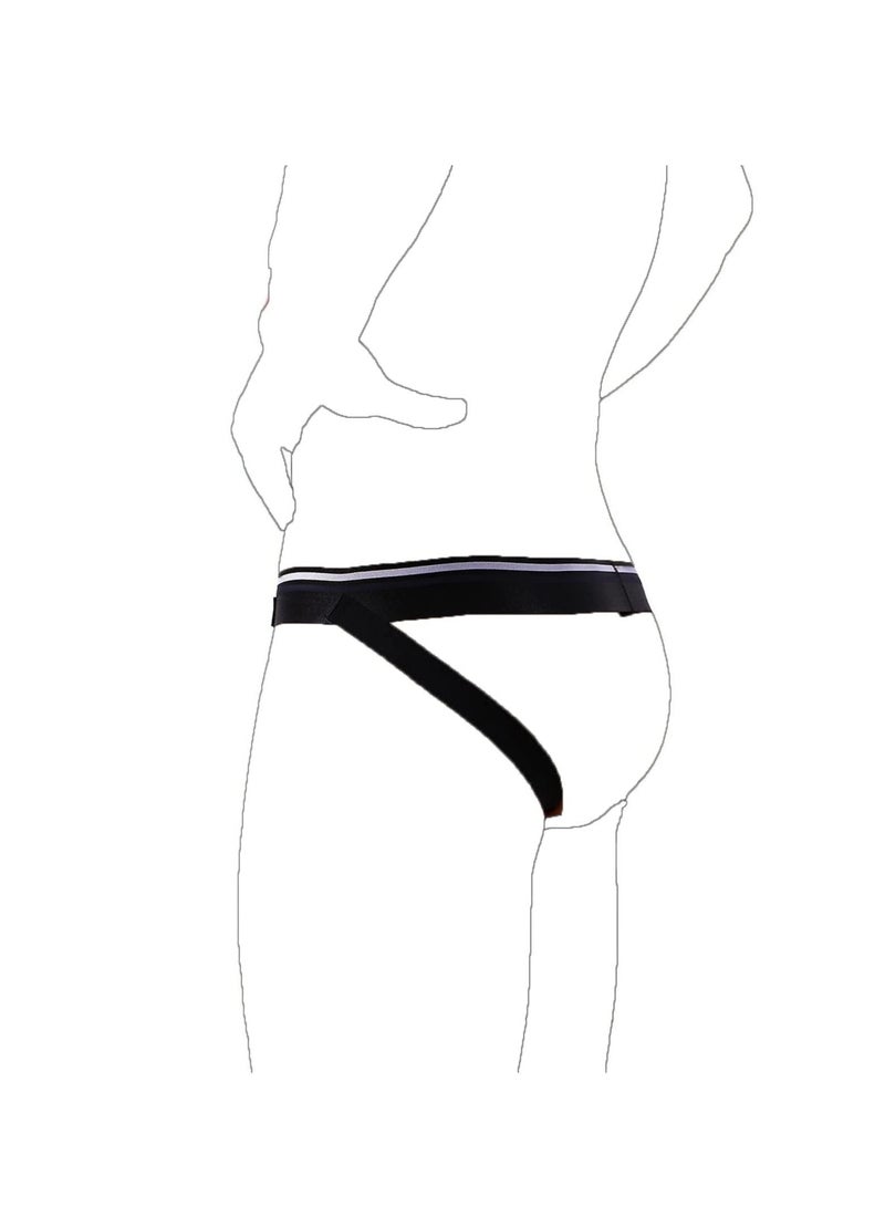 Captaintech Men's Jockstrap Underwear Keep Warm Mesh Pouch G-String Ultra-wide Belt Thong - Image 3