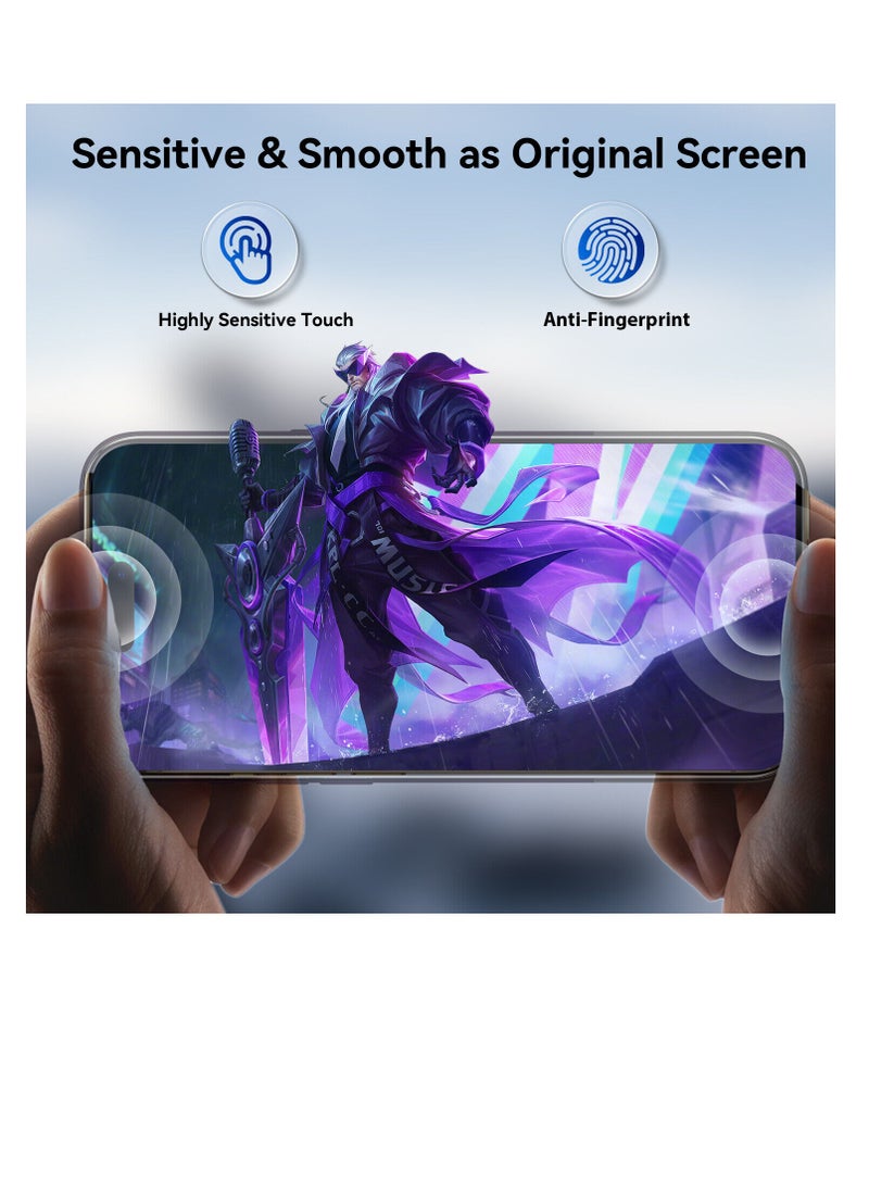 DIGI CORE - iPhone Full Coverage Set iPhone 14 Pro Max Screen Protector 3 Pack 6.7 Inch 2.5D Curved Edges With iPhone Camera Lens And Anti-Scratch iPhone Back PVC Clear Sheet (iPhone 14 Pro Max,Space Black) - Image 1