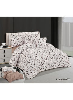 Hours Horse Comforter Set With Soft Silky Fabric Two Sides Floral Print 4 Pieces Single Size  - Image 1