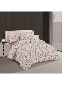 Hours Horse Comforter Set With Soft Silky Fabric Two Sides Floral Print 4 Pieces Single Size  - Image 4