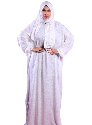 Imported Viscose Cotton Women's Prayer Abaya Set with Hijab, Comfortable and Elegant Prayer Abaya in Vibrant Colors and Patterns, Free Size Fits 65-125kg, Perfect for Ramadan and Occasions - pzsku/Z2EC71F0DDC5A4BE2C33FZ/45/_/1737763125/f572687f-76b9-4ff0-a44e-04da2c68c47c
