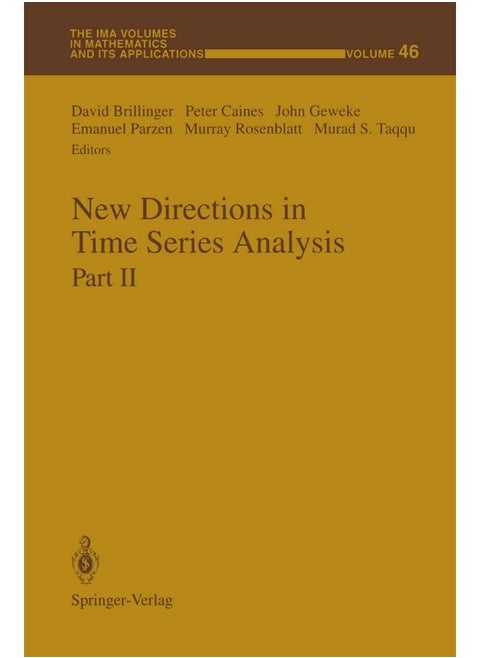 New Directions in Time Series Analysis: Part II