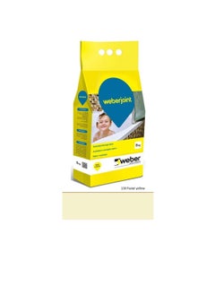 Weber Weber Cement Based Pre Mixed Tile Joint Grout Multi Colors PASTEL YELLOW  - Image 2