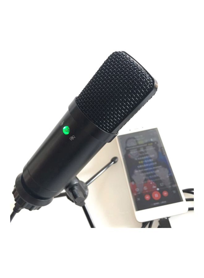 نيبمينينت ميكروفون USB مع مسند ثلاثي القوائم قابل للطي V7574B أسود - Image 2